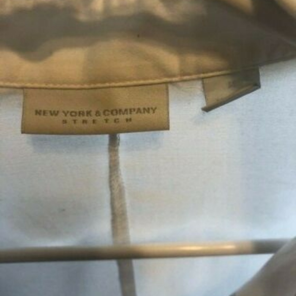 New York and Company Button Down Shirt Blouse - Picture 3 of 4